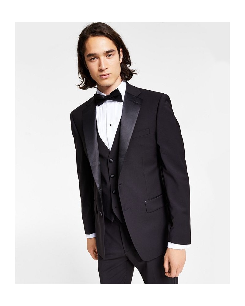 Men's X-Fit Slim-Fit Infinite Stretch Black Tuxedo Jacket Black $78.63 Suits