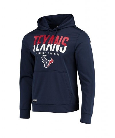 Men's Navy Houston Texans Combine Authentic Big Stage Pullover Hoodie $21.15 Sweatshirt