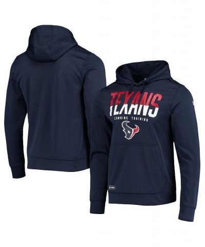 Men's Navy Houston Texans Combine Authentic Big Stage Pullover Hoodie $21.15 Sweatshirt