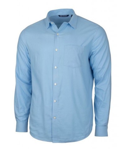 Men's Windward Twill Long Sleeve Shirt Indigo $39.90 Shirts