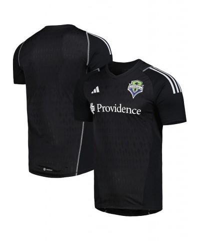 Men's Black Seattle Sounders FC 2023 Replica Goalkeeper Jersey $46.80 Jersey