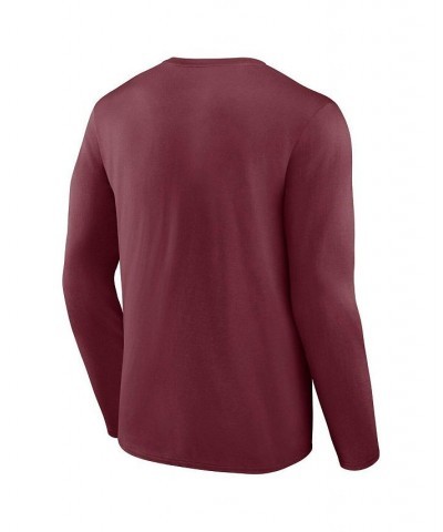 Men's Branded Maroon Minnesota Golden Gophers Double Time 2-Hit Long Sleeve T-shirt $22.05 T-Shirts