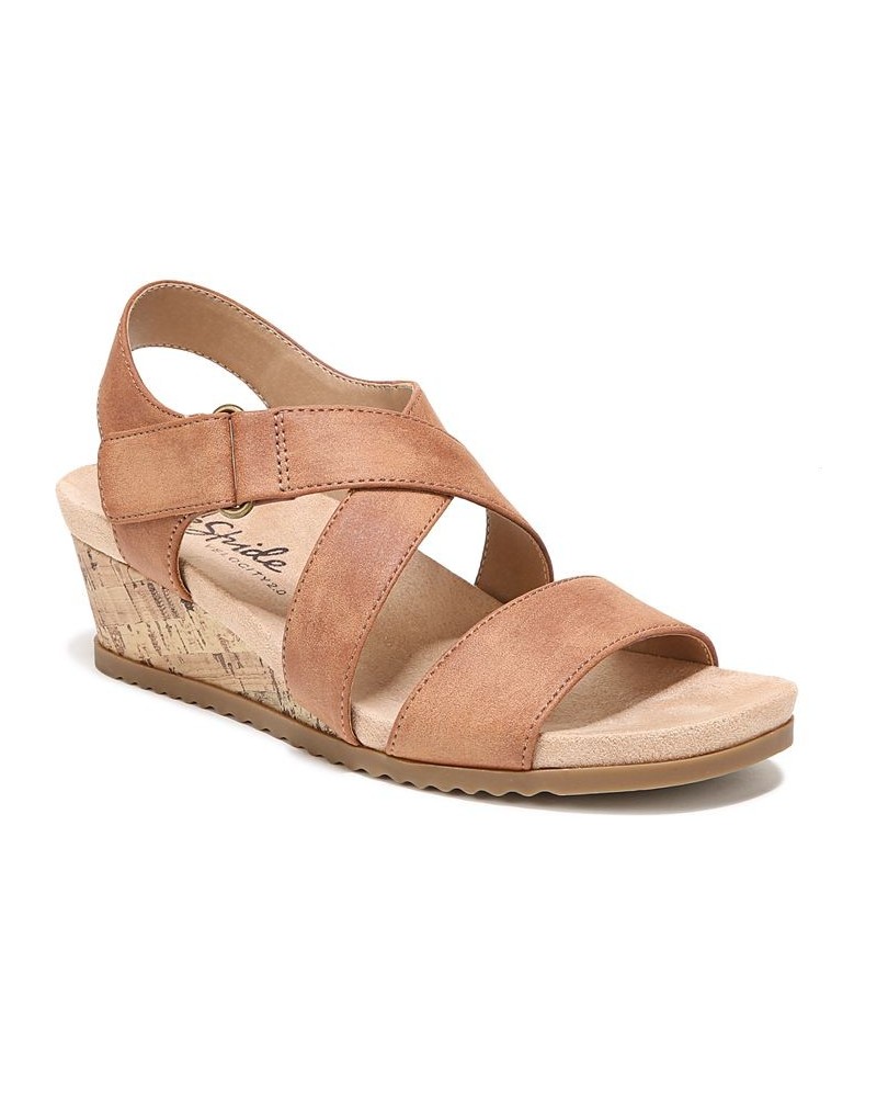 Sincere Strappy Wedge Sandals PD04 $37.09 Shoes