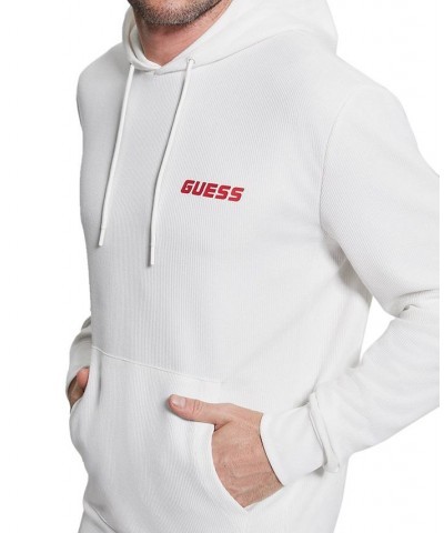 Men's Korbin Hooded Logo Sweatshirt White $48.60 Sweatshirt