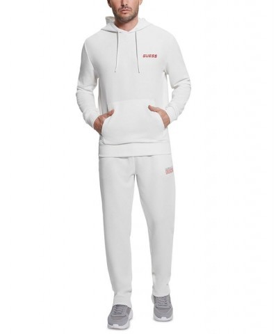 Men's Korbin Hooded Logo Sweatshirt White $48.60 Sweatshirt