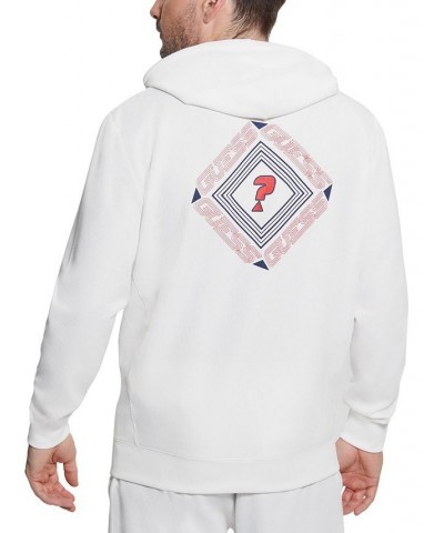 Men's Korbin Hooded Logo Sweatshirt White $48.60 Sweatshirt