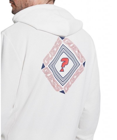 Men's Korbin Hooded Logo Sweatshirt White $48.60 Sweatshirt