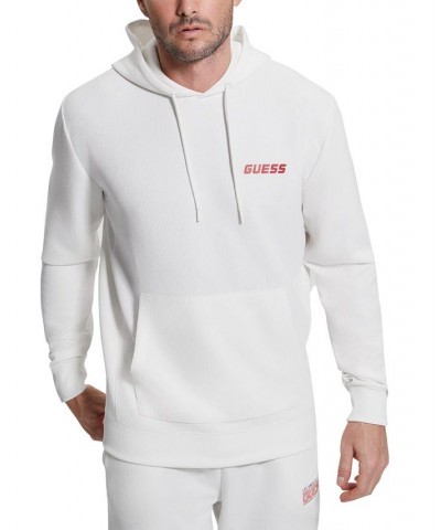 Men's Korbin Hooded Logo Sweatshirt White $48.60 Sweatshirt