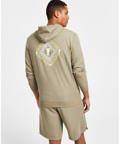 Men's Korbin Hooded Logo Sweatshirt White $48.60 Sweatshirt