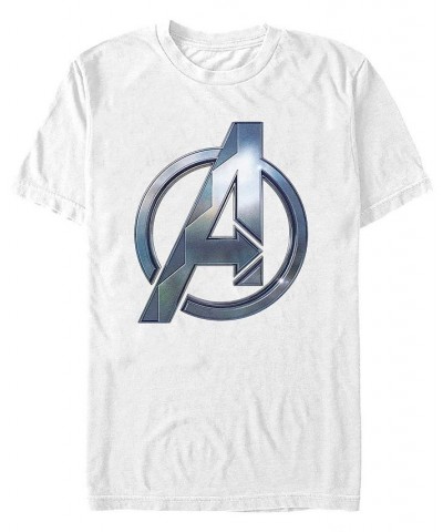 Men's Wakanda Avengers Symbol Short Sleeve T-shirt White $17.50 T-Shirts