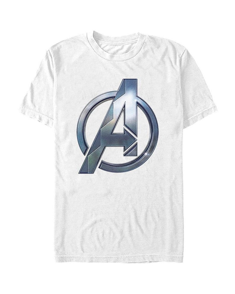 Men's Wakanda Avengers Symbol Short Sleeve T-shirt White $17.50 T-Shirts