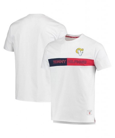 Men's White Los Angeles Rams Core T-shirt $24.90 T-Shirts