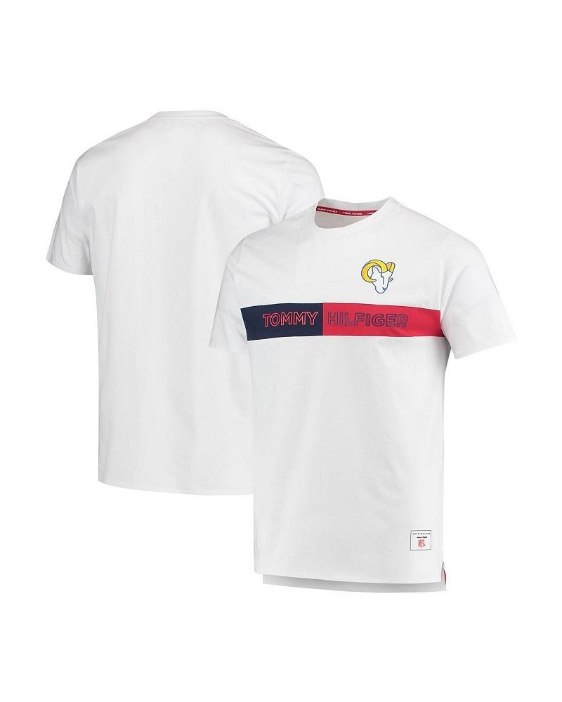 Men's White Los Angeles Rams Core T-shirt $24.90 T-Shirts