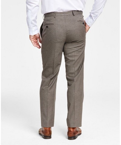 Men's Classic-Fit UltraFlex Stretch Check Dress Pants PD05 $25.91 Pants