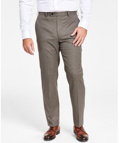 Men's Classic-Fit UltraFlex Stretch Check Dress Pants PD05 $25.91 Pants