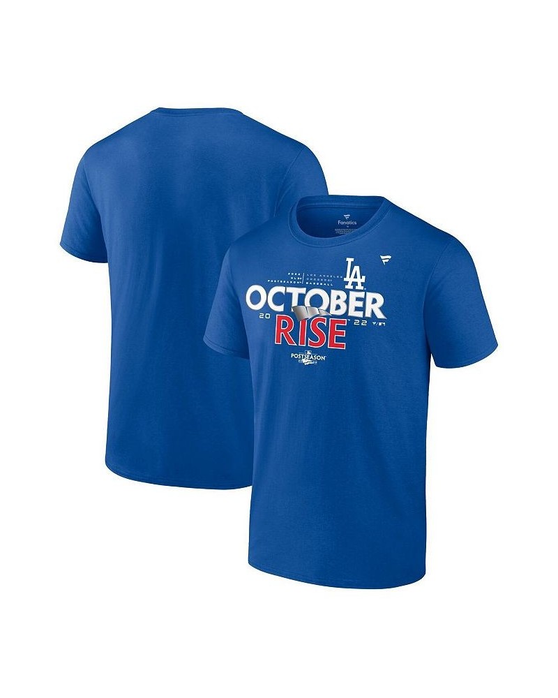 Men's Branded Royal Los Angeles Dodgers 2022 Postseason Locker Room Big and Tall T-shirt $27.00 T-Shirts