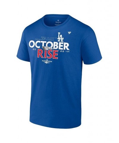 Men's Branded Royal Los Angeles Dodgers 2022 Postseason Locker Room Big and Tall T-shirt $27.00 T-Shirts