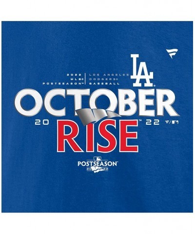 Men's Branded Royal Los Angeles Dodgers 2022 Postseason Locker Room Big and Tall T-shirt $27.00 T-Shirts