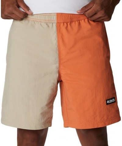 Men's Deschutes Valley™ Reversible UPF 50 Shorts Orange $32.00 Shorts