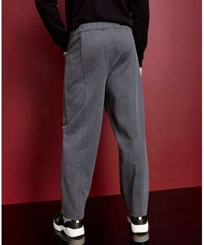 Men's Solid Textured Twill Pants Gray $17.50 Pants