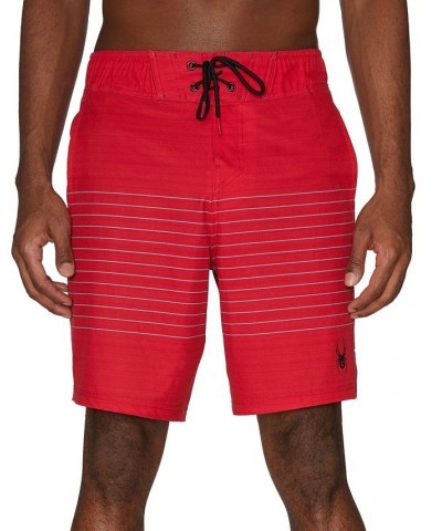 Men's 9" Striped Eboard Swim Shorts Pink $27.95 Swimsuits