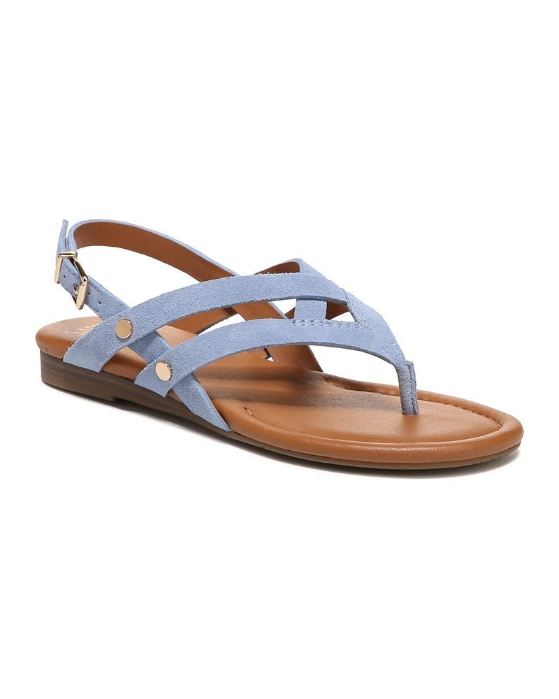 Gretchen Thong Sandals Blue $43.60 Shoes