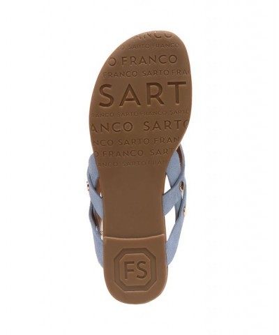 Gretchen Thong Sandals Blue $43.60 Shoes