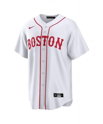 Men's Xander Bogaerts White Boston Red Sox 2021 Patriots' Day Official Replica Player Jersey $51.06 Jersey