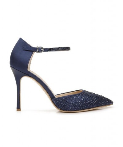 Women's Jailene Evening Pumps Blue $38.70 Shoes