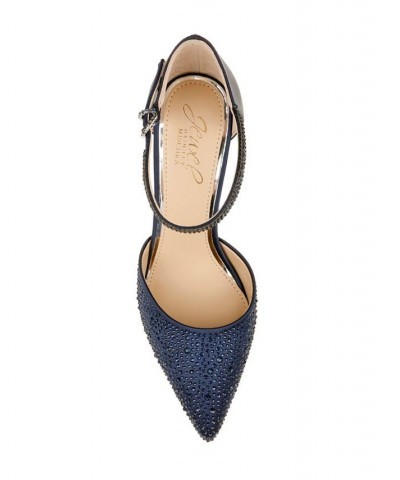 Women's Jailene Evening Pumps Blue $38.70 Shoes