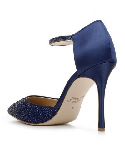 Women's Jailene Evening Pumps Blue $38.70 Shoes