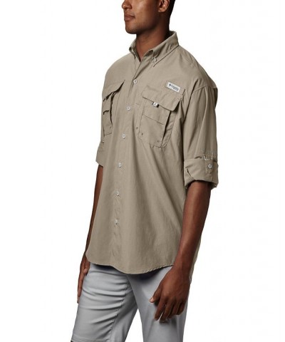 Men's Bahama II Long Sleeve Shirt Tan/Beige $29.92 Shirts