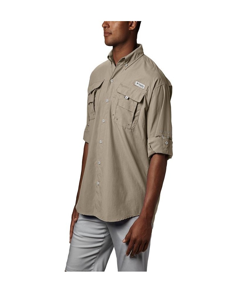 Men's Bahama II Long Sleeve Shirt Tan/Beige $29.92 Shirts