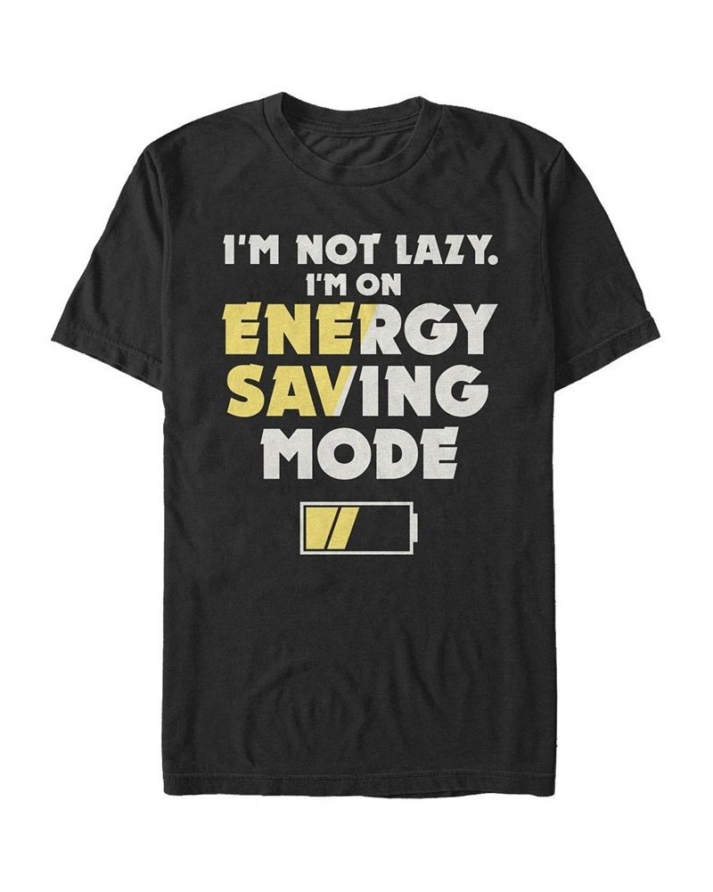 Men's Energy Saver Short Sleeve Crew T-shirt Black $16.10 T-Shirts