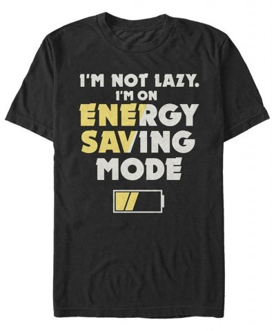 Men's Energy Saver Short Sleeve Crew T-shirt Black $16.10 T-Shirts