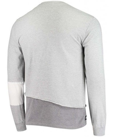 Men's Gray Jacksonville Jaguars Angle Long Sleeve T-shirt $28.60 T-Shirts