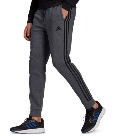 Men's Fleece Jogger Pants Dark Grey Heather/Black $23.85 Pants