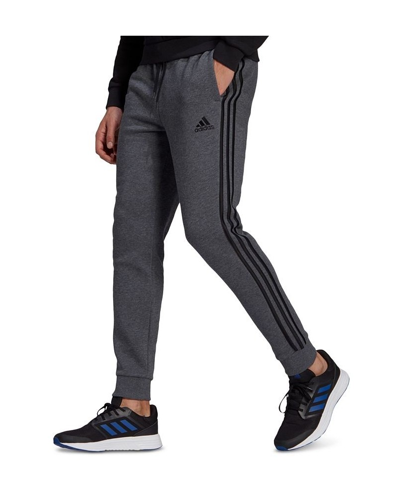 Men's Fleece Jogger Pants Dark Grey Heather/Black $23.85 Pants