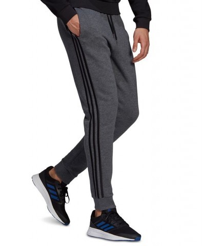 Men's Fleece Jogger Pants Dark Grey Heather/Black $23.85 Pants