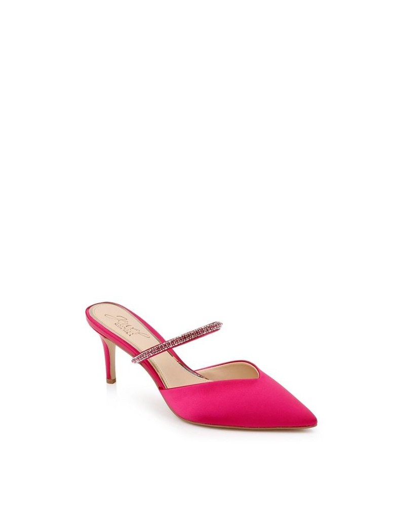 Women's Jan Evening Mule Pink $46.41 Shoes