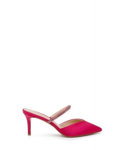 Women's Jan Evening Mule Pink $46.41 Shoes