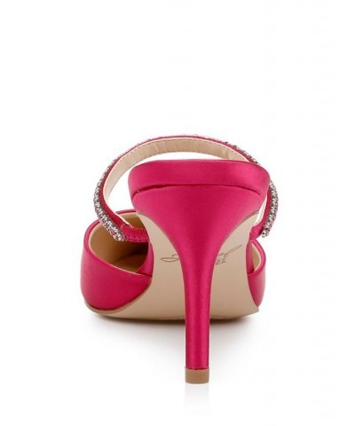 Women's Jan Evening Mule Pink $46.41 Shoes