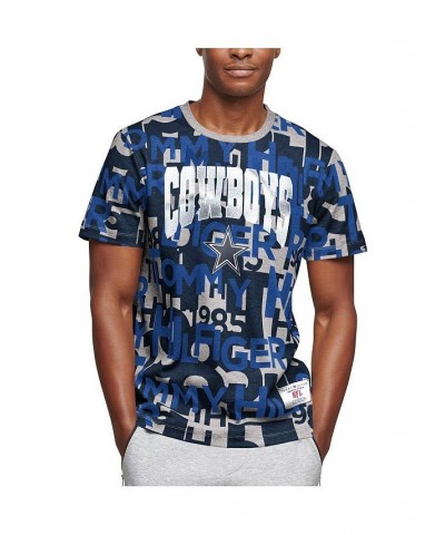 Men's Gray, Navy Dallas Cowboys All Over Print T-shirt $23.19 T-Shirts