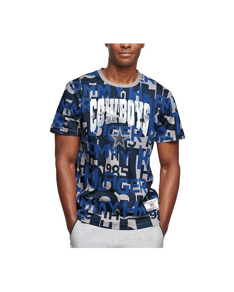 Men's Gray, Navy Dallas Cowboys All Over Print T-shirt $23.19 T-Shirts