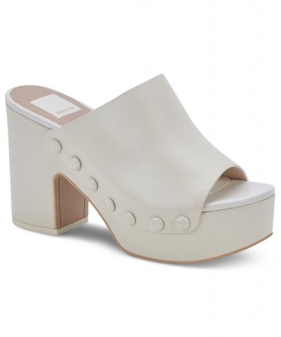 Women's Emol Platform Clogs White $57.80 Shoes