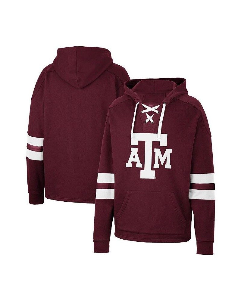 Men's Maroon Texas A&M Aggies Lace-Up 4.0 Pullover Hoodie $36.75 Sweatshirt