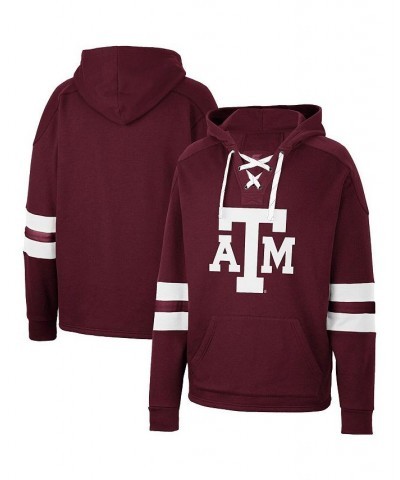 Men's Maroon Texas A&M Aggies Lace-Up 4.0 Pullover Hoodie $36.75 Sweatshirt