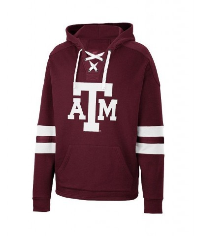 Men's Maroon Texas A&M Aggies Lace-Up 4.0 Pullover Hoodie $36.75 Sweatshirt