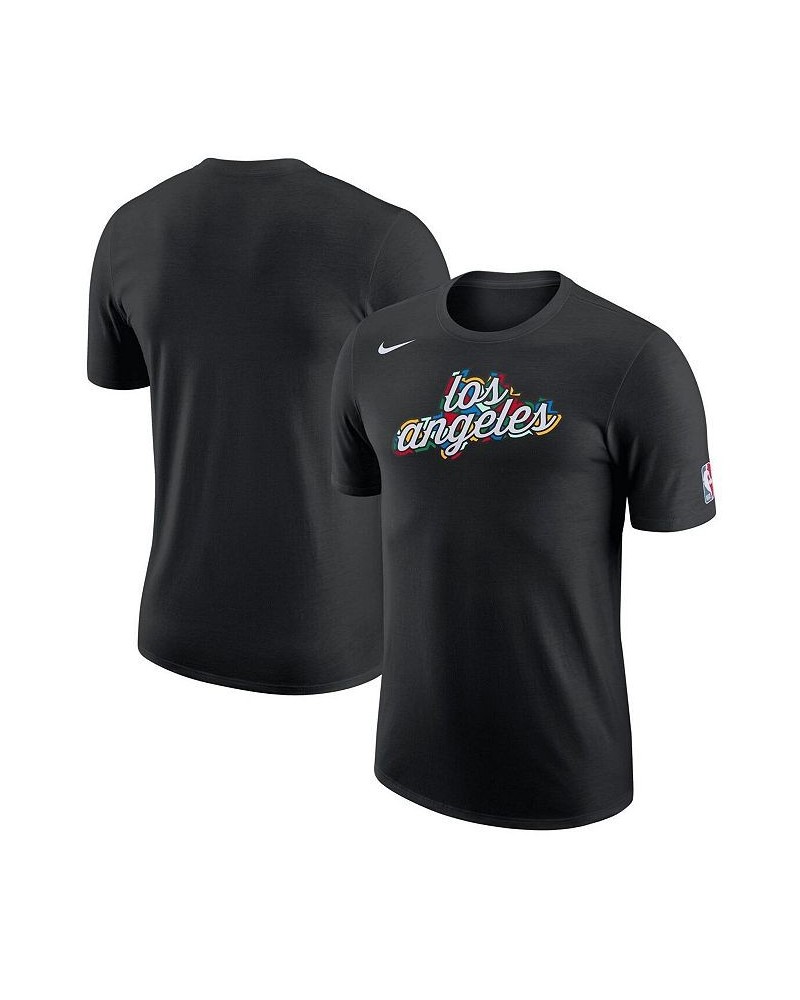 Men's Black LA Clippers 2022/23 City Edition Essential Logo T-shirt $22.94 T-Shirts