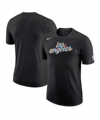 Men's Black LA Clippers 2022/23 City Edition Essential Logo T-shirt $22.94 T-Shirts